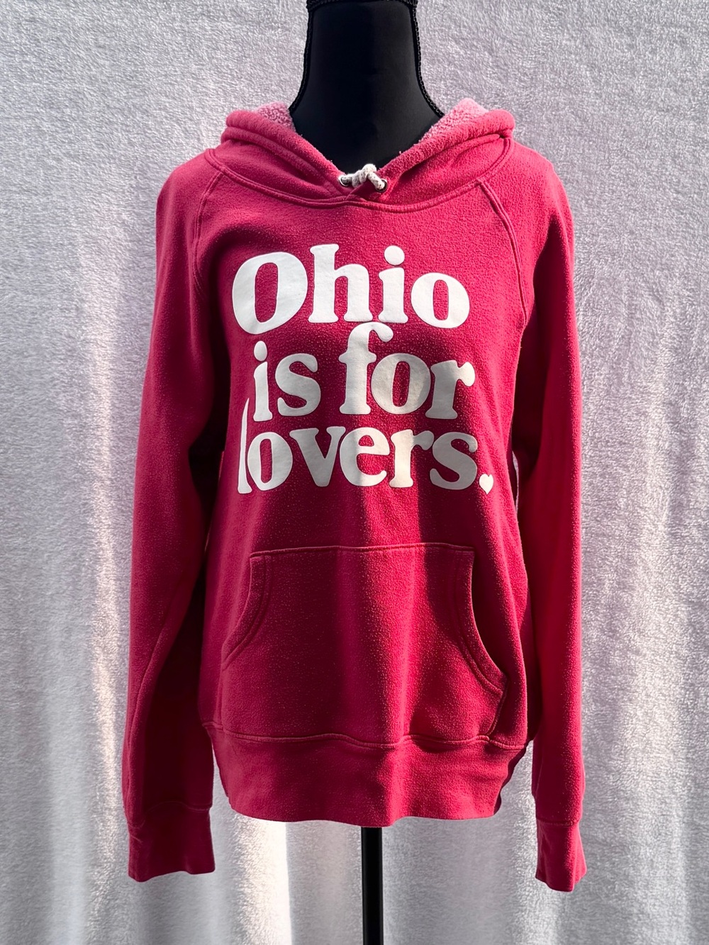 HOMAGE Red 'Ohio is for lovers' Hoodie